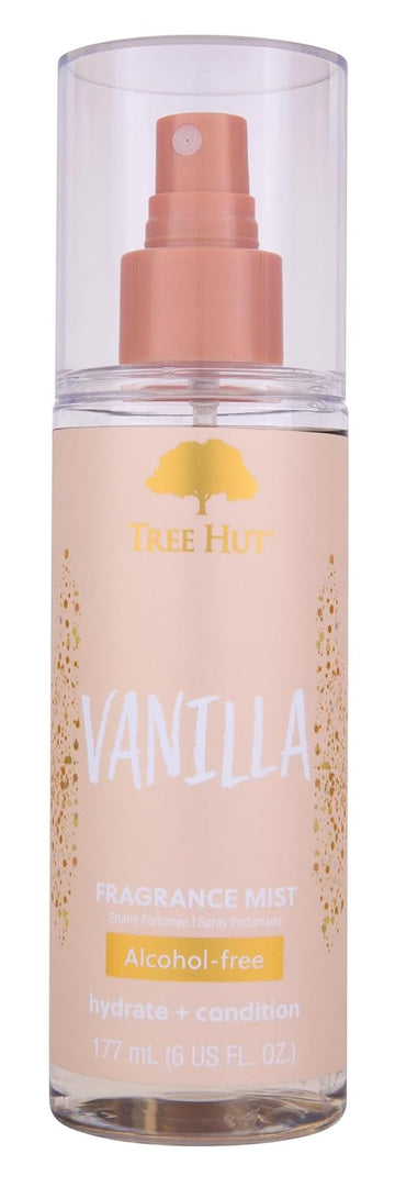 Tree Hut Vanilla Fragrance Mist | Spritz On For A Refreshed Feel Or Layer With Your Favorite Scents | Versatile Body Spray | 6 Fl Oz