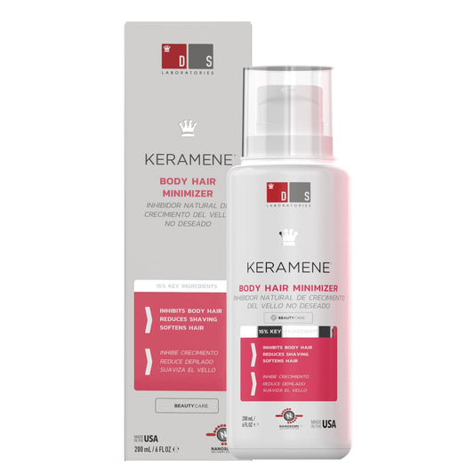 Keramene Hair Growth Inhibitor by DS Laboratories - Hair Inhibitor for Face and Body, Minimize the Need for Shaving, Waxing and Depilating, Slows Hair Regrowth, Paraben Free