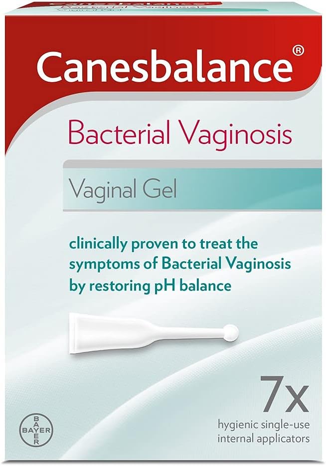 Canesbalance Vaginal Pessaries Bacterial Vaginosis Symptom Treatment, Starts To Work Immediately To Relieve Unpleasant Intimate Odour Associated With Vaginosis Vaginal Singleuse Gel, Pack Of 7