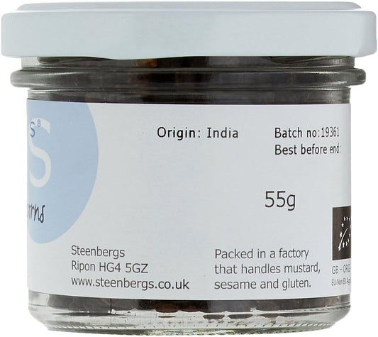 Organic Black Peppercorns Standard Jar - 55G