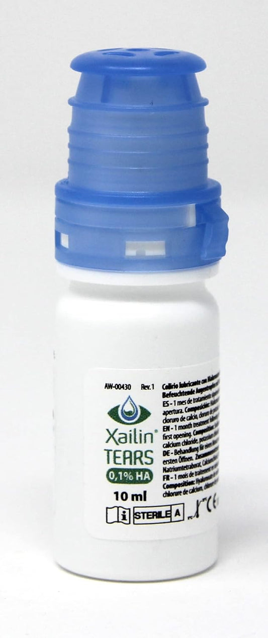 Xailin Tears 0.1% Ha 10 Millilitres X1 Pack