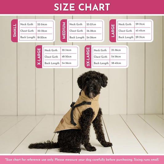 Pawbits Waistcoat For Small Dogs - Fleece-Lined, Warm, Reflective Waistcoat With Built-In Harness For Dogs - S, M, L, Xl, Xxl, Xxxl - Designed For Small Dogs