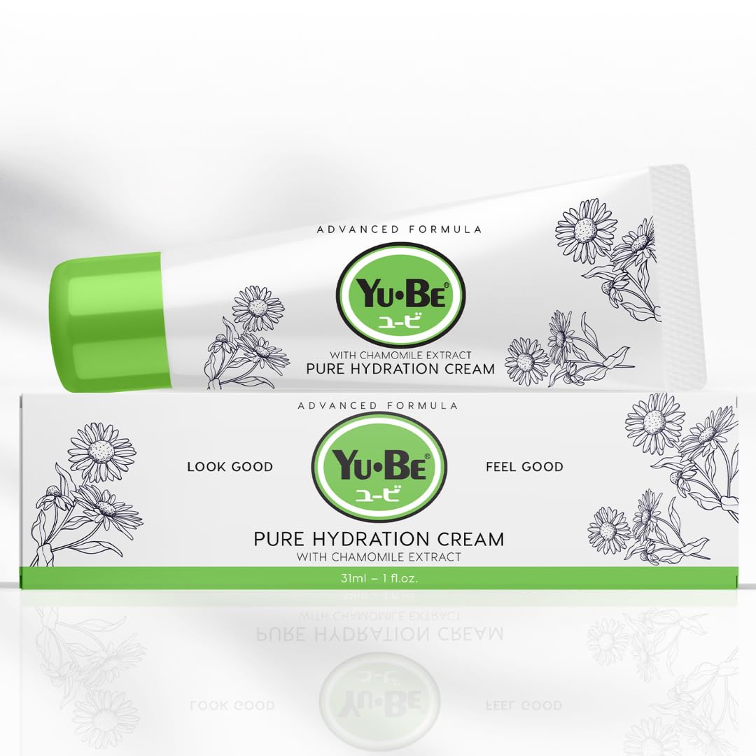 Yu-Be Ultra Hydration Trio | Japanese Skincare | Moisturizer Set With Yuzu Pure Hydration, Advanced Formula Fragrance Free Cream, & Moisturizing Skin Cream | Vegan Sensitive Skin-Safe : Beauty & Personal Care