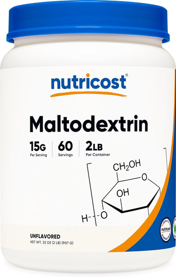 Nutricost Maltodextrin Powder 2Lbs - Gluten Free, Non-Gmo2 Pound (Pack