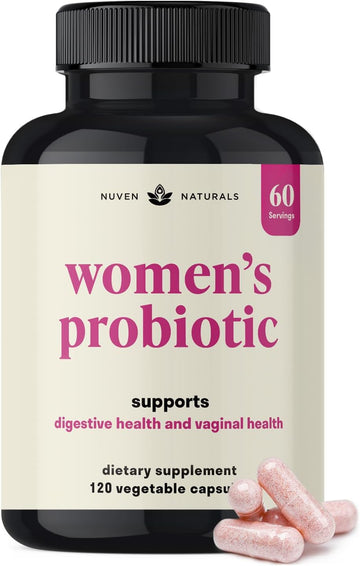 3-In-1 Womens Probiotic - 60 Servings - 12 Unique Strains, Prebiotics, D-Mannose, & Cranberry For Digestive Health, Vaginal Health & Immune Support - Prebiotics And Probiotics For Women | Ph Balance