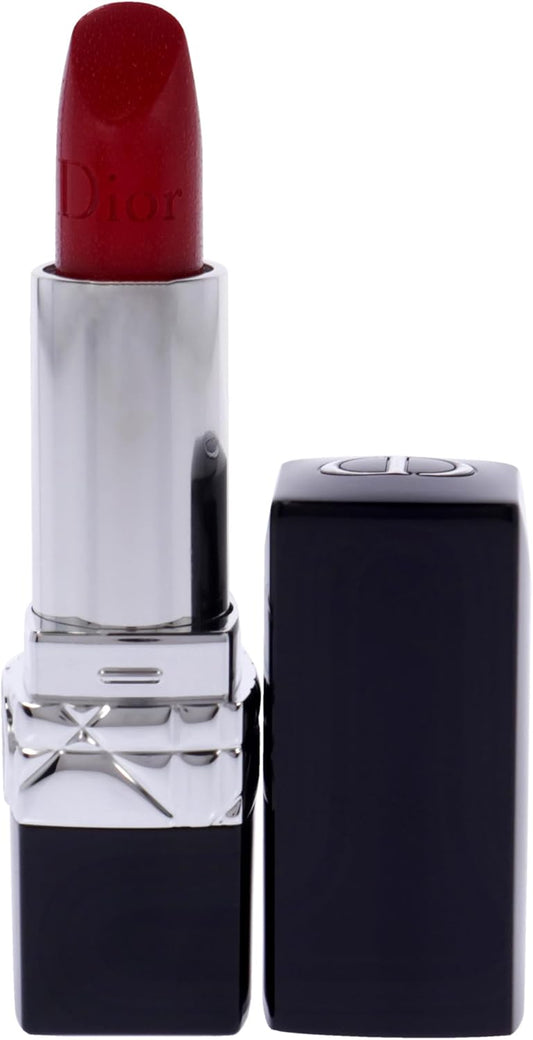 Christian Dior Rouge Dior Colored Satin Lip Balm - 999 The Iconic Red For Women 0.12 Oz Lipstick (Refillable)