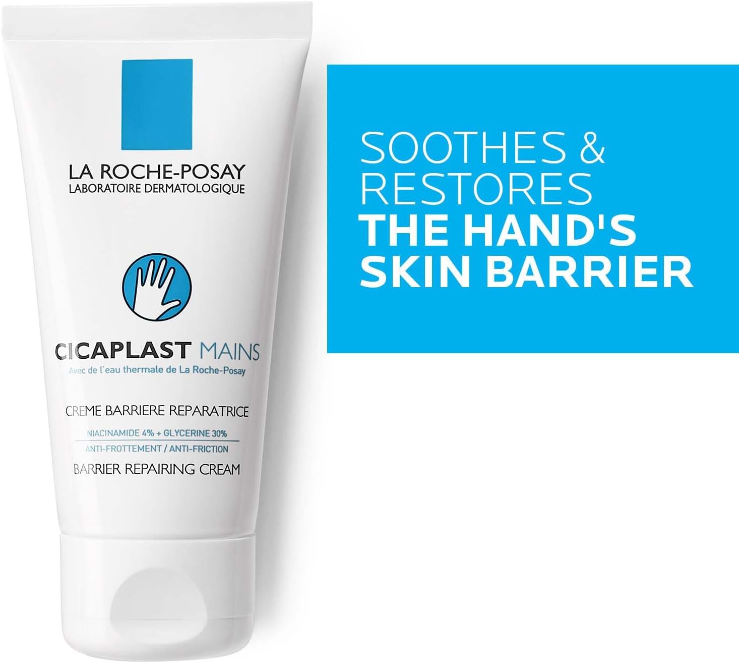 La Roche-Posay Cicaplast Hand Cream for dry and chapped hands 50ml : Amazon.co.uk: Beauty