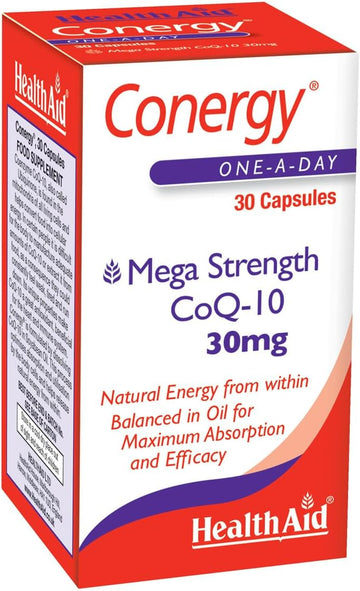 Healthaid Conergy Coq-10 30Mg - 30 Capsules (Pack Of 2)