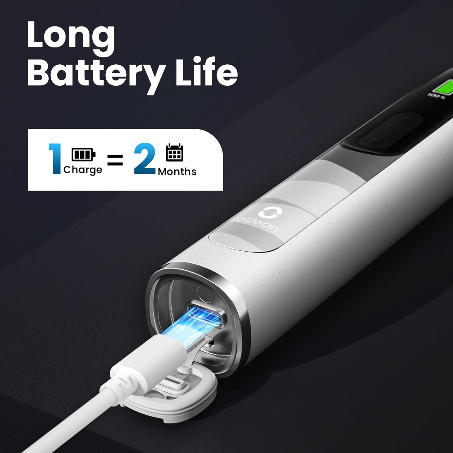 Oclean X10, Smart Sonic Electric Toothbrush, 5 Brushing Modes, 3h-Quick Charge for 60 Days, 2 Min Timer & Pressure Sensor, IPX7 – Grey : Amazon.co.uk: Health & Personal Care