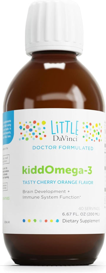 DAVINCI Labs kiddOmega-3 - Liquid Omega-3 Supplement for Kids - for Im