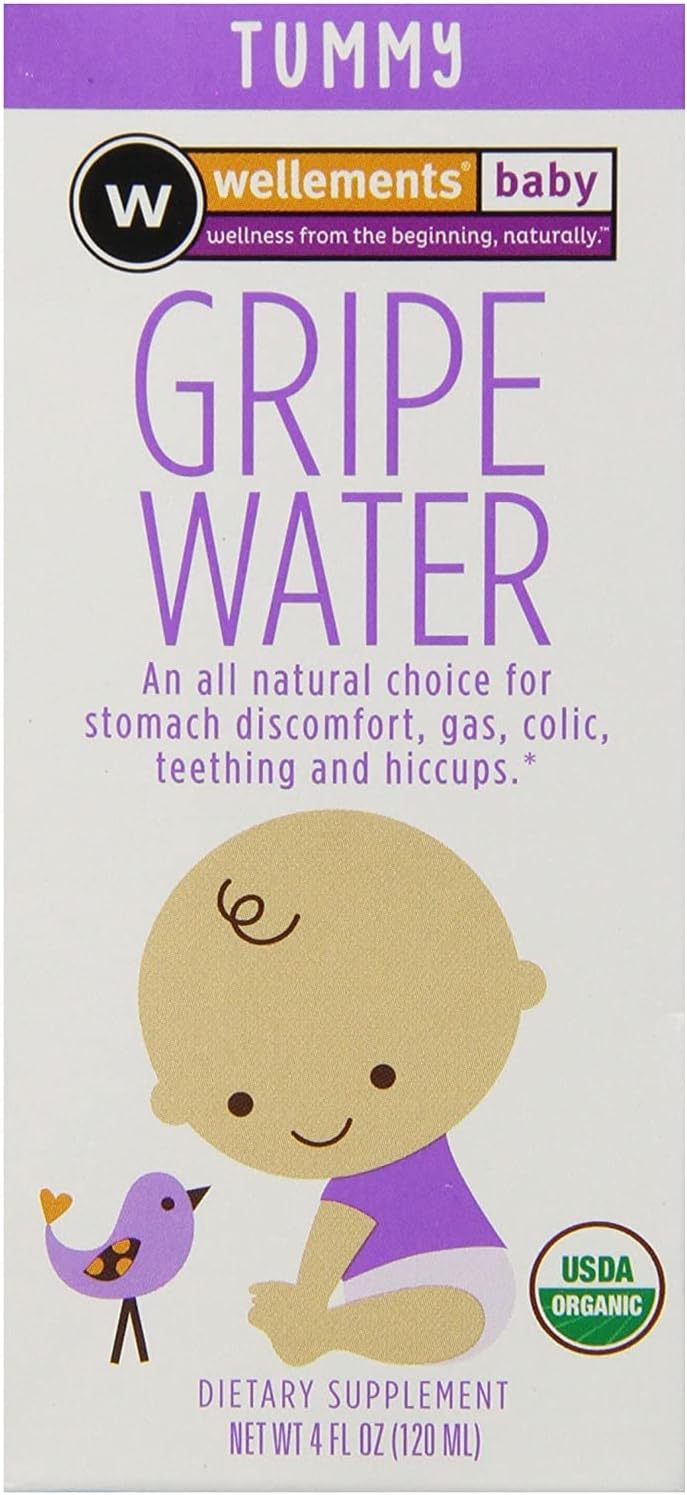 Wellements Gripe Water For Colic 4 oz (Pack of 6) : Baby