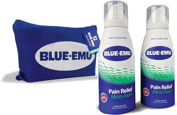 Blue Emu Micro-Foam Muscles And Joints, Arthritis, Maximum Pain Relief And Support For Strains Sprains & Backaches, Odor-Free, Non-Greasy, 2 Pack 3.5Oz