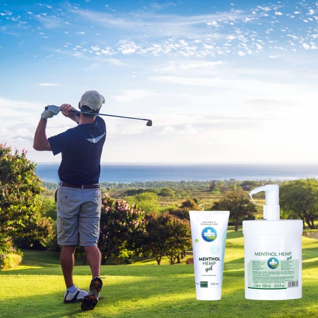 Annabis Natural Vegan Joint & Muscle Menthol Gel with Organic Hemp