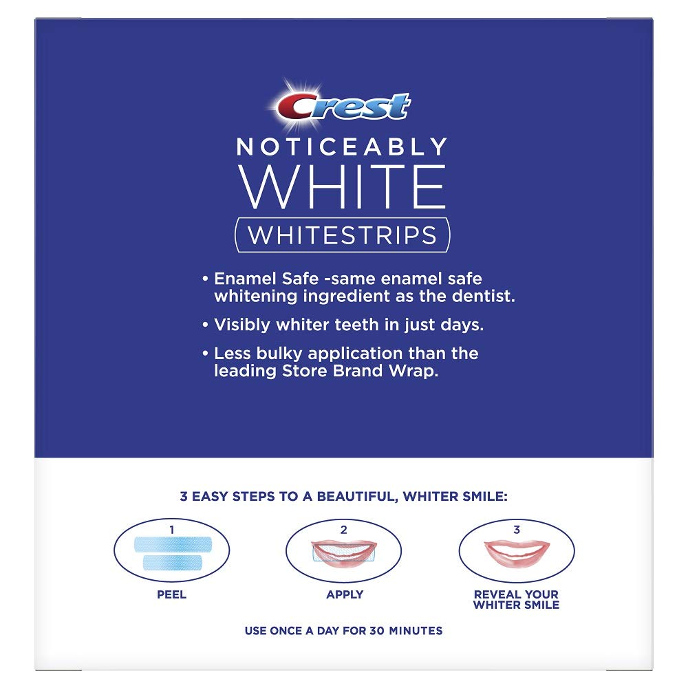 Crest Noticeably White Whitestrips : Health & Household