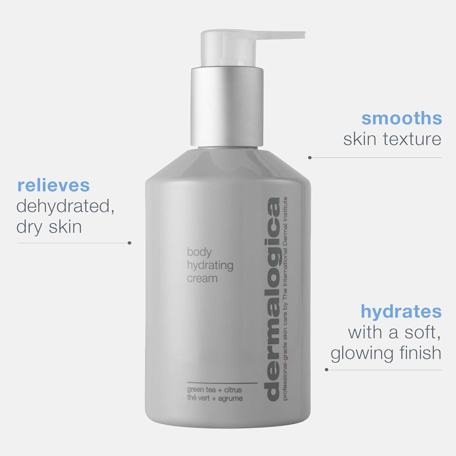 Dermalogica Body Hydrating Cream, Body Lotion With Green Tea And Lemon Oil - Gently Tones And Hydrates Skin To Relieve Dryness, 10 Fl Oz : Beauty & Personal Care