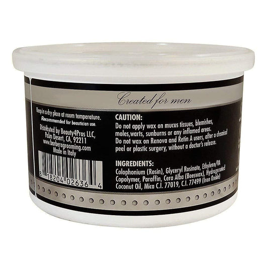 Wax Necessities Barbero Grooming Depilatory Hard Wax Steel For Men 14 Ounces