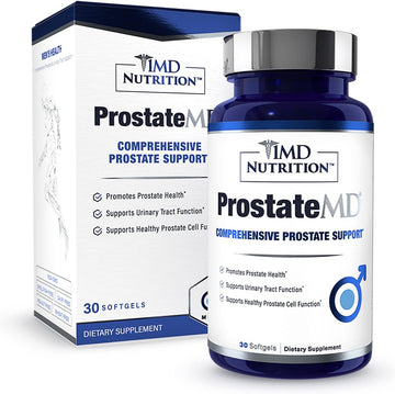 1Md Nutrition Prostatemd Saw Palmetto Prostate Support Supplement - Support For Urinary Tract And Frequent Bathroom Urges | 60 Softgels (2-Pack)