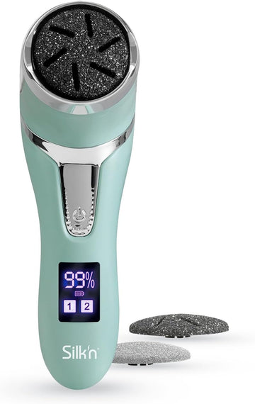 Silk'N Callus Remover – Removes Hard Skin On Wet And Dry Feet – Pedicure Set For Feet With Vacuum System – Freshpedi – Waterproof Electric Foot File – Black