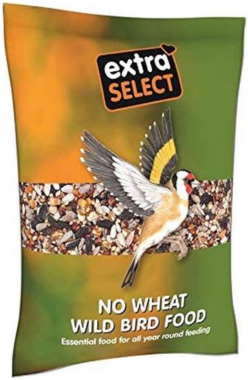 Extra Select No Wheat Wild Bird Food: Wheat Free Bird Seed For All Seasons, Mixed Bird Feed - 2Kg01Nwm2