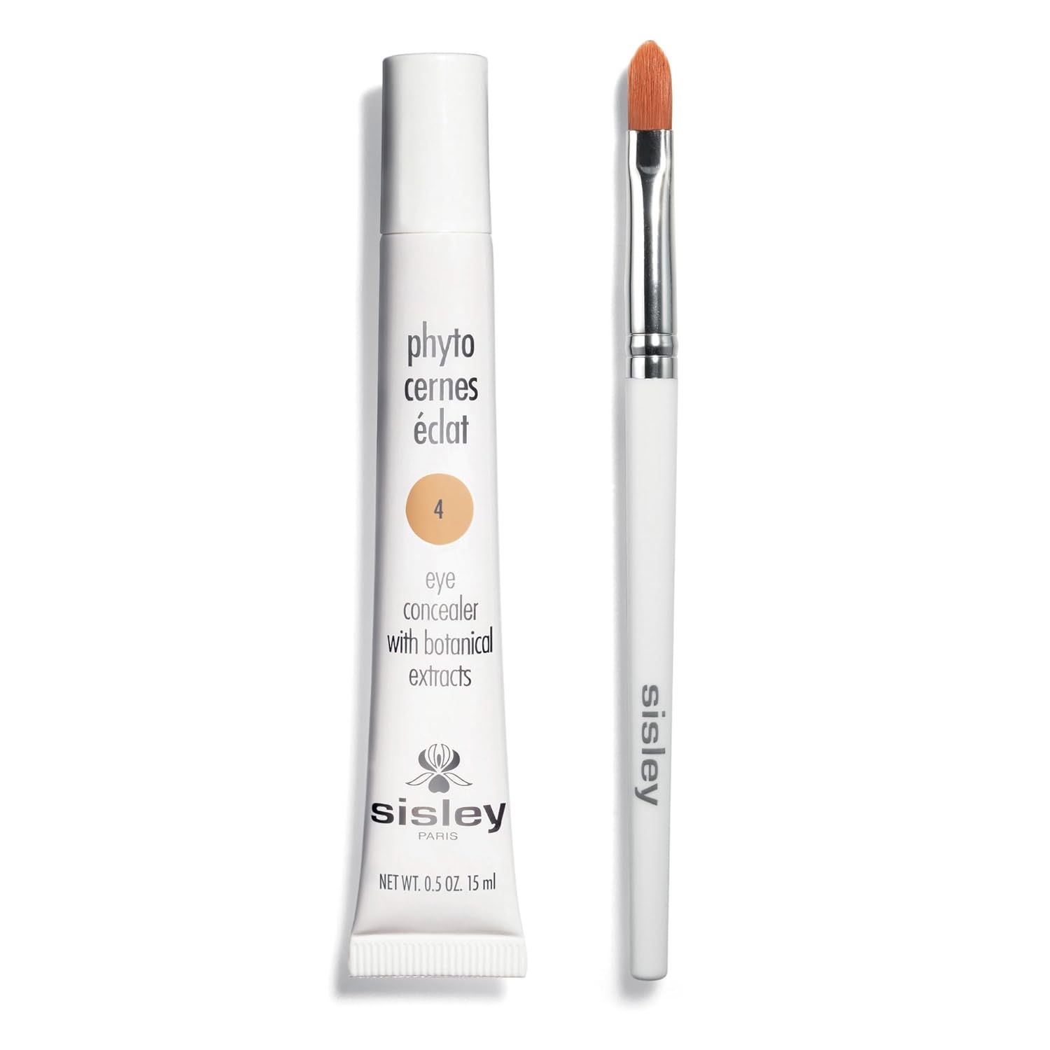 Sisley Paris Phyto-Cernes Eclat, No. 2 - 15 Ml - Eye Concealer - Tinted Anti-Dark Circles Product - Instantly Masks Dark Circles & Targets Puffiness - Natural, Long-Wear Finish - Includes Brush : Beauty & Personal Care