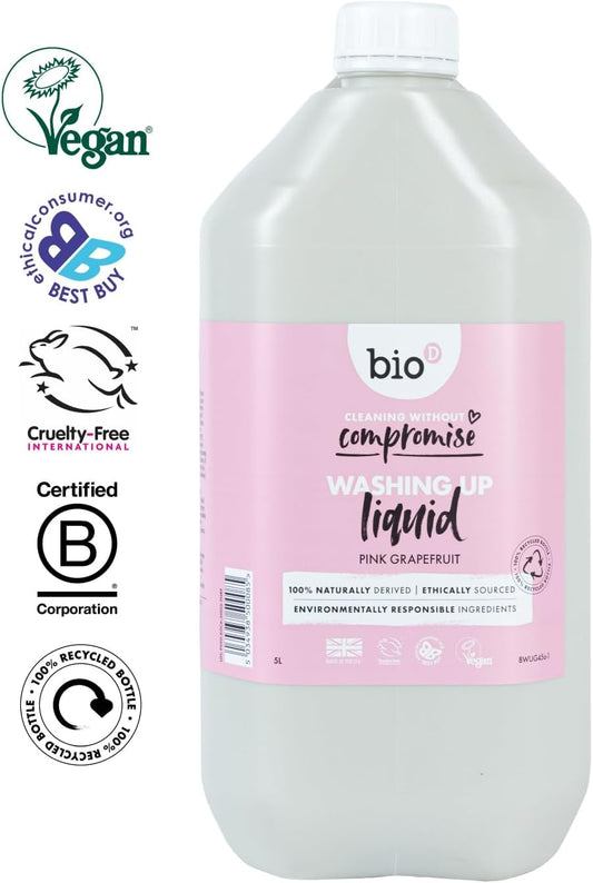 Bio-D 5 Litre Grapefruit Washing Up Liquid