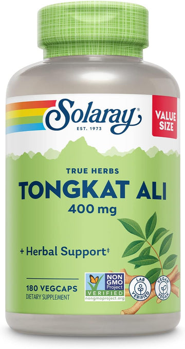 Solaray Tongkat Ali 400 Mg, Longjack Tongkat Ali Supplement For Men, Increase Performance, Support Lean Muscle Growth, N