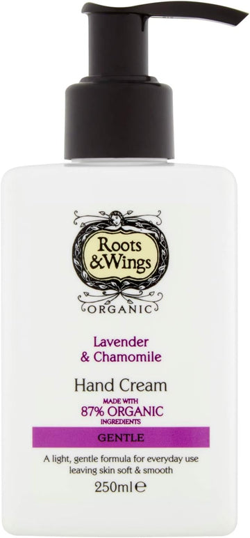 Roots & Wings Organic Gentle Lavender & Chamomile Hand Cream 250Ml