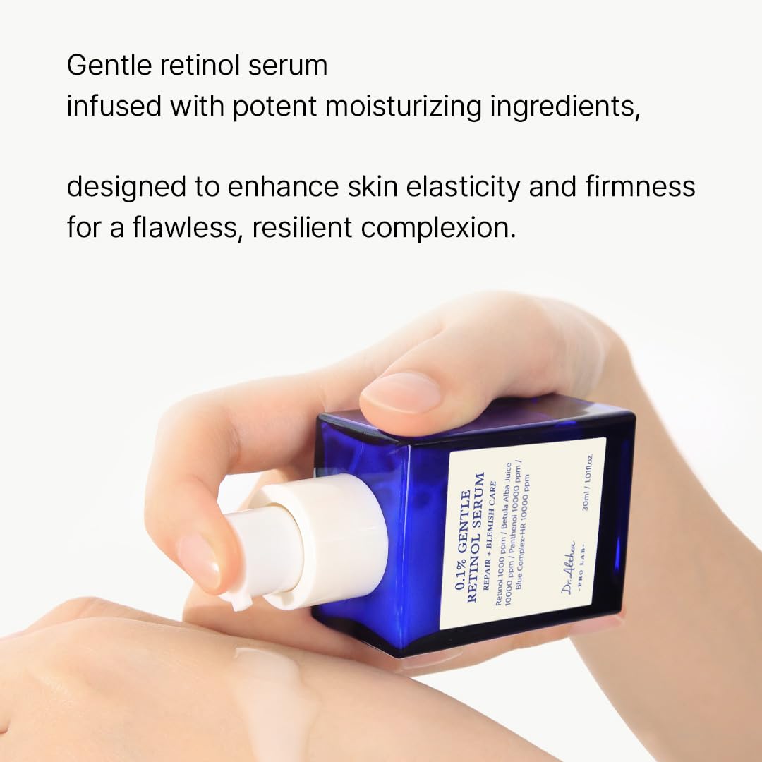 Dr.Althea 0.1 Gentle Retinol Serum - Korean Skincare, 1.01Fl.Oz, Reduce Wrinkles, Fine Lines, & Signs Of Aging, Gentle Skincare For Day & Night : Beauty & Personal Care