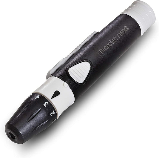 Ascensia Microlet Next Adjustable Lancing Device, 5 Depth Settings
