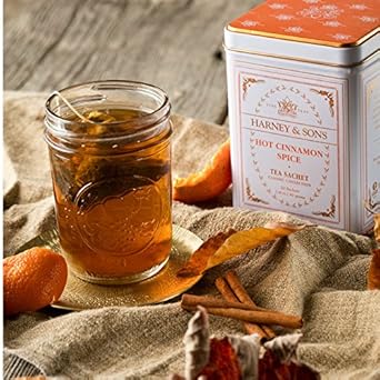 Harney & Sons Classic Hot Cinnamon Spice Tea, 20 Tea Sachets, 1.4 Oz