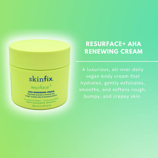 Skin Fix Resurface Aha/Bha Renewing Body Cream 10Oz (Skinfix)