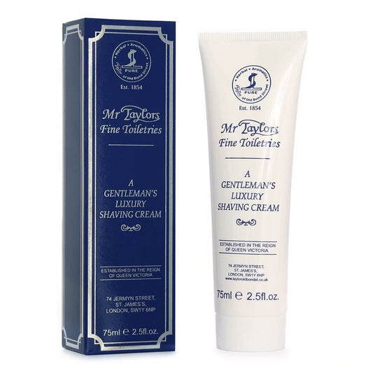 Taylor Of Old Bond Street Mr. Taylors Shaving Cream Tube 2.5 Fl Oz. : Beauty & Personal Care