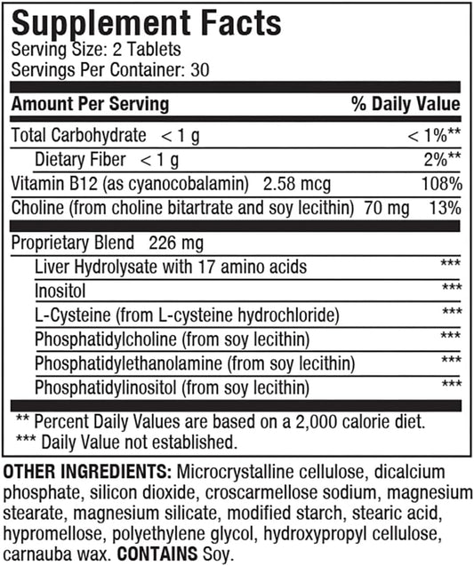 Liverite, Liver Aid 60 Tablets Liverite