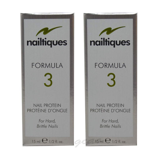 Nailtiques Formula 3 Nail Protein 0.5 Oz (2 Pcs) : Beauty & Personal Care