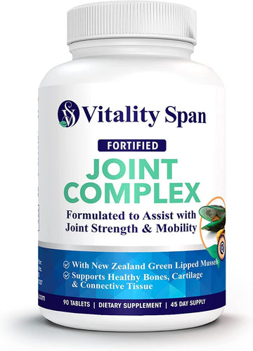 Advanced Joint Support And Relief, Antioxidants, Vitamins, Zinc, Copper And Green Lipped Mussel Extract, Made In Usa, 90 Vegetable Tablets