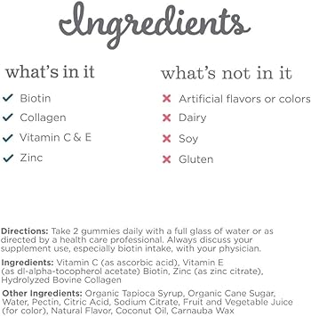 Mommy'S Bliss Postnatal Support Energy & Recovery Gummies With Biotin & Collagen: Healing & Joint Health, Hair, Skin & Nails Vitamin, Gluten Free, 60 Gummies (30 Servings)