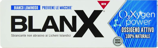 Blanx O3X Dentifricio Lucidante Trattamento Sbiancante, 75 Ml