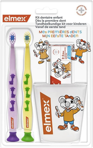 Elmex Dental Kit Children - Blue & Yellow