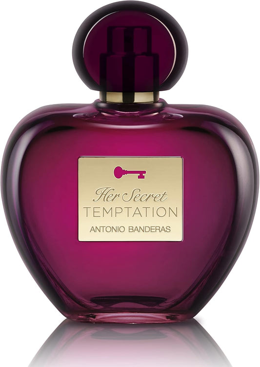 Banderas Perfumes - Her Secret Temptation - Eau De Toilette For Women - Long Lasting - Romantic And Femenine Fragance - Oriental And Sweet Notes - Ideal For Day Wear - 50 Ml