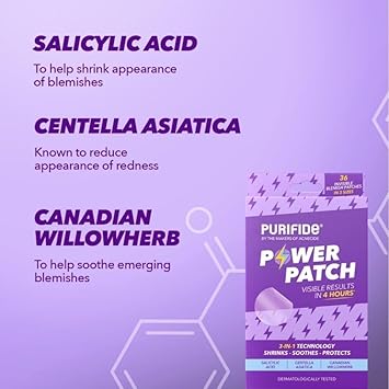 Acnecide + Purifide Spot Saviours Bundle, for Acne & Spot Prone Skin with Acnecide Face Gel Spot Treatment with Benzoyl Peroxide (15g) + Purifide Power Pimple 3-in-1 Patches (36 Spot Patches ) : Amazon.co.uk: Beauty