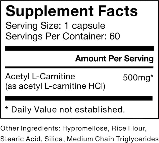 Momentous Acetyl-Carnitine, 60 Servings