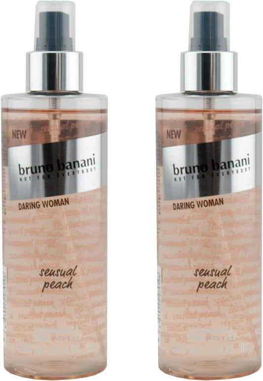 Bruno Banani Body Spray, Daring Woman Sensual Peach, 2 X 250 Ml