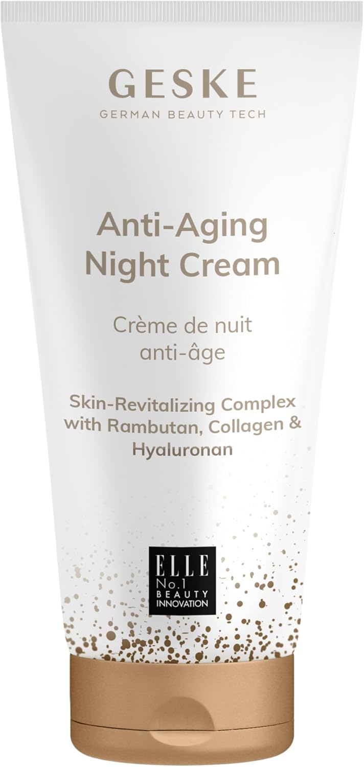 GESKE | Anti Aging Night Cream | Moisturizing cream with hyaluron | Anti-Wrinkle Cream | Moisturizing Skin Cream | Vegan Formula without animal testing | Complements GESKE SmartAppGuided™ Devices : Amazon.co.uk: Beauty