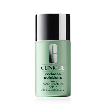 Clinique Redness Solutions Liquid Foundation Makeup Broad Spectrum Spf 15 With Probiotic Technology | Covers Redness + Appropriate For Skin With Rosacea