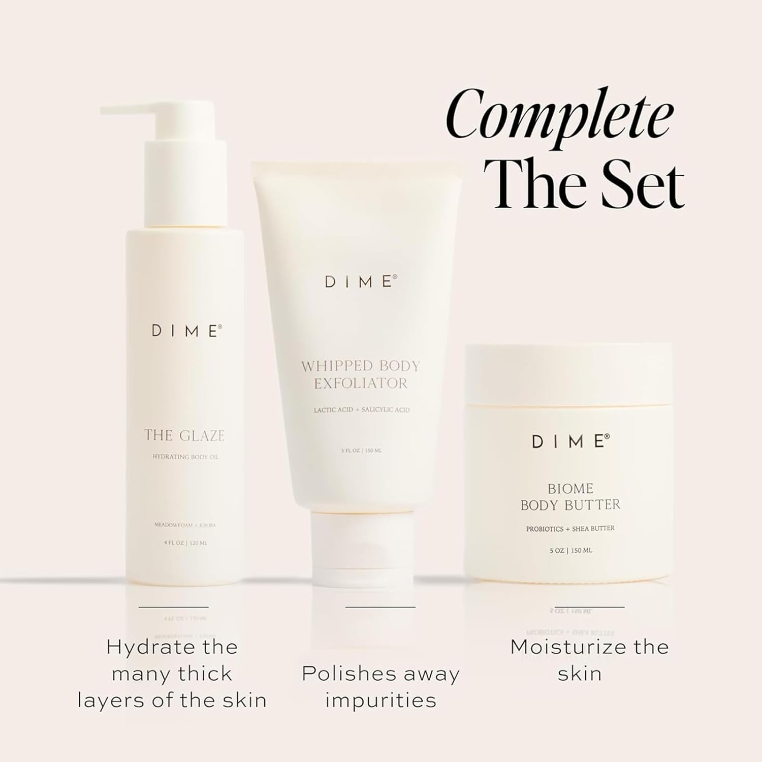 Dime Beauty Whipped Body Exfoliator : Beauty & Personal Care