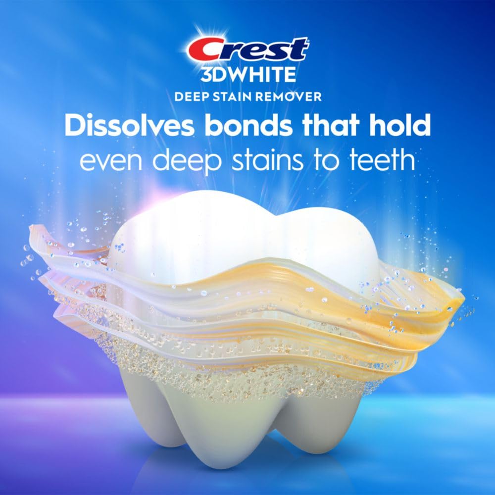 Crest 3Dwhite Brilliance Deep Stain Remover Dazzling Mint Toothpaste - 3.1Oz : Health & Household