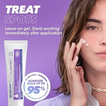 Acnecide + Purifide Spot Saviours Bundle, For Acne & Spot Prone Skin With Acnecide Face Gel Spot Treatment With Benzoyl Peroxide (15G) + Purifide Power Pimple 3-In-1 Patches (36 Spot Patches )