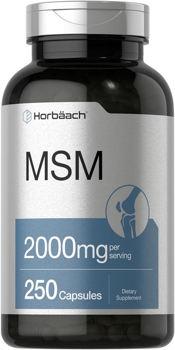 Msm Supplement Capsules | 2000Mg | 250 Count | Non-Gmo And Gluten Free
