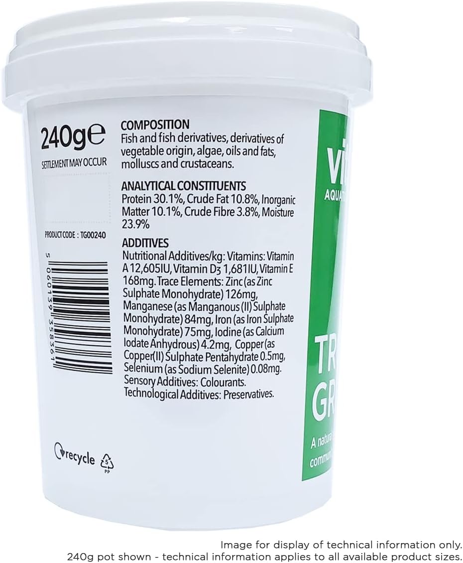 Vitalis Tropical Grazer Mini 1.7Kg Fish Food