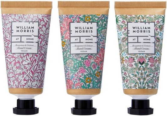 William Morris At Home Morris At Home Bergamot & Vetiver Three Hand Creams, 3 X 30Ml